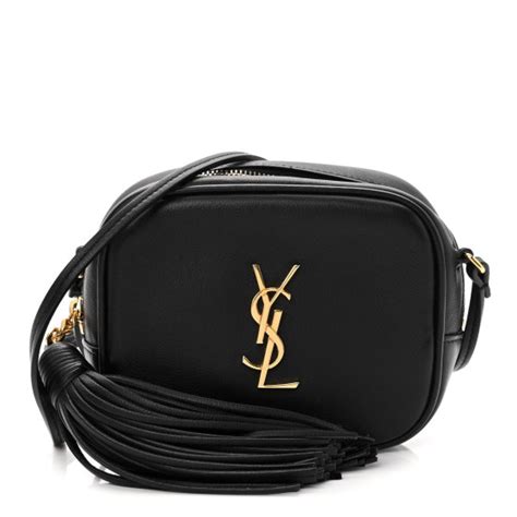 ysl vlogger bag|SAINT LAURENT Nappa Monogram Blogger Bag Black.